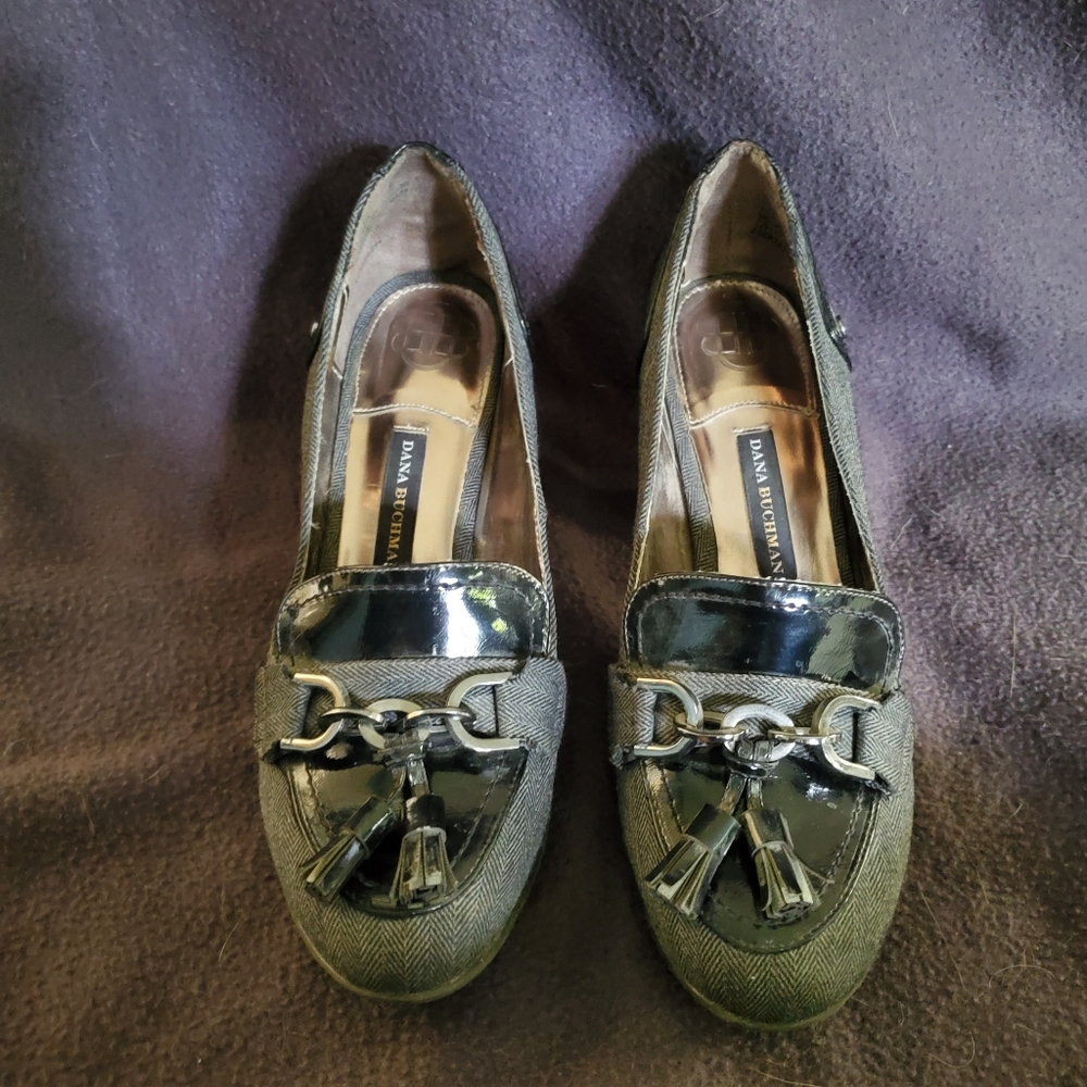 Dana Buchman Chunky Heel Penny Loafer